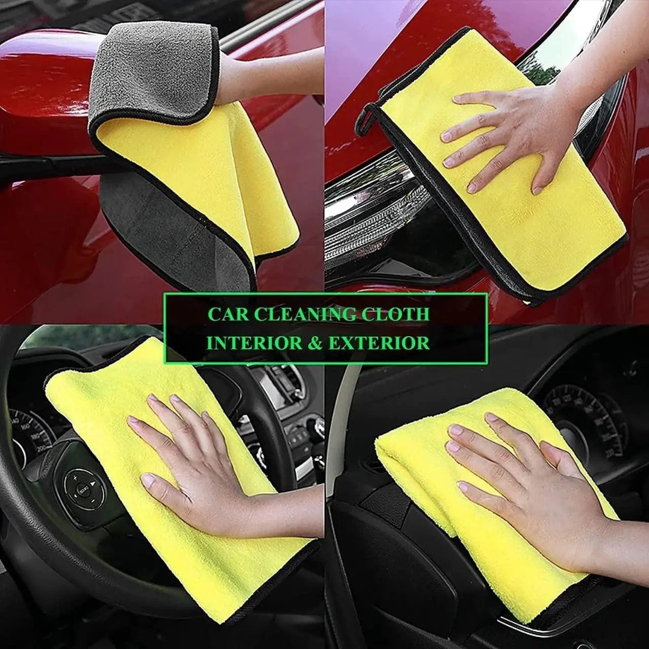 Multipurpose Double-Sided Cloths Automotive Towels - caramel store