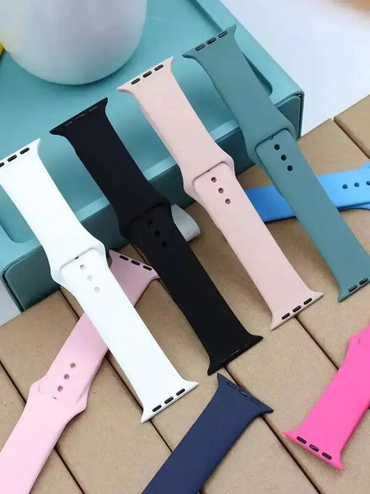 BOBO-Strap Store Silicone Strap For Apple Watch Band 44mm 40mm 45mm 41mm 49mm 42mm 38mm 44 mm bracelet iwatch series 9 7 se 3 4 5 6 8 Ultra band