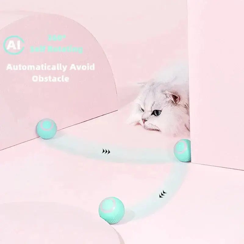 Chetitay Official Store Electric Cat Ball Toys Automatic Rolling Smart Cat Toys Interactive for Cats Training Self-moving Kitten Toys for Indoor Playing