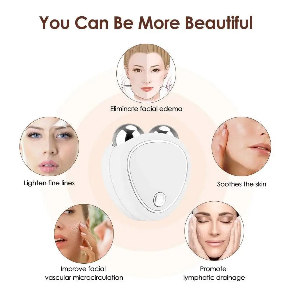 DearBeauty Foreveryoung Store EMS Facial Skin Care Ice Roller Face Massagers for Microcurrent Face Lift Tighten Machine Electroporator Galvanic Beauty Device