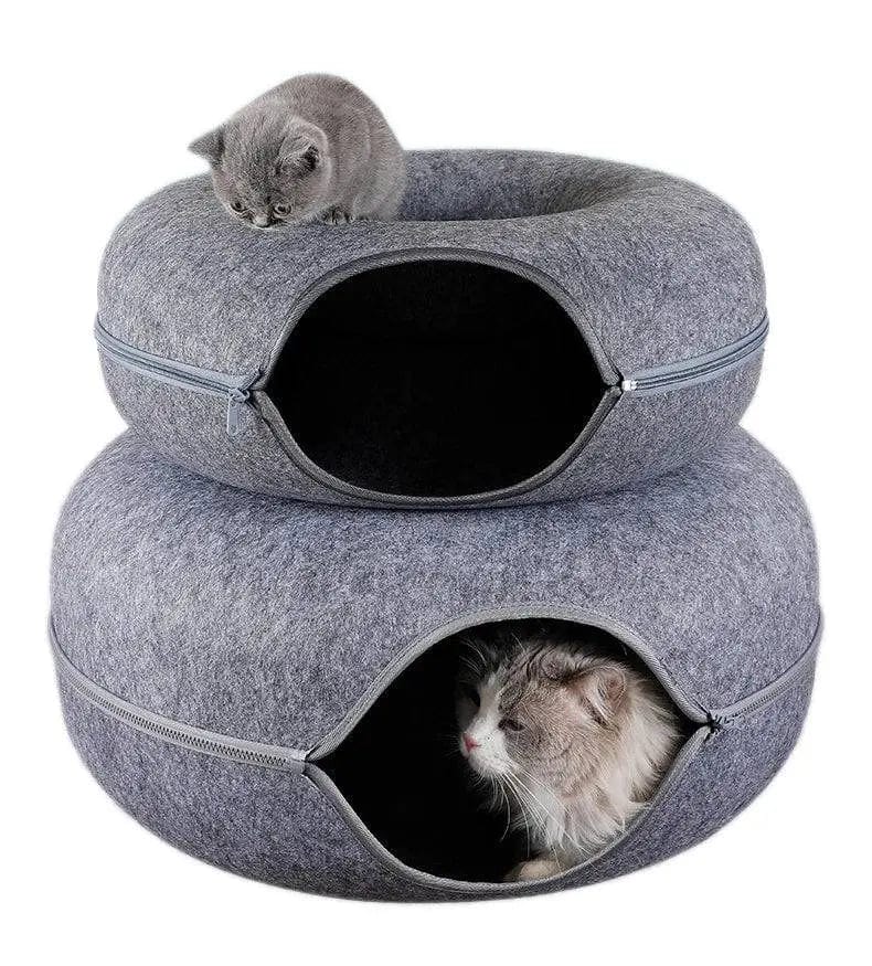 LPP Pet Store Donut Cat Tunnel Bed