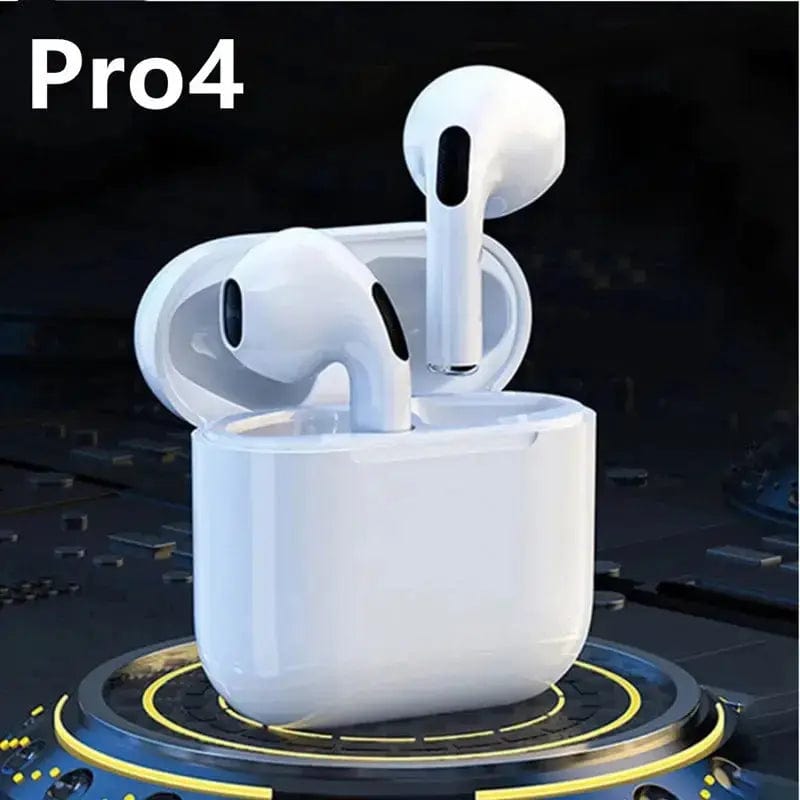 MortyRick Store Pro 4 Pro 4 TWS Wireless Headphones Earphone Bluetooth-compatible 5.3 Waterproof Headset with Mic for Xiaomi iPhone Pro4 Earbuds