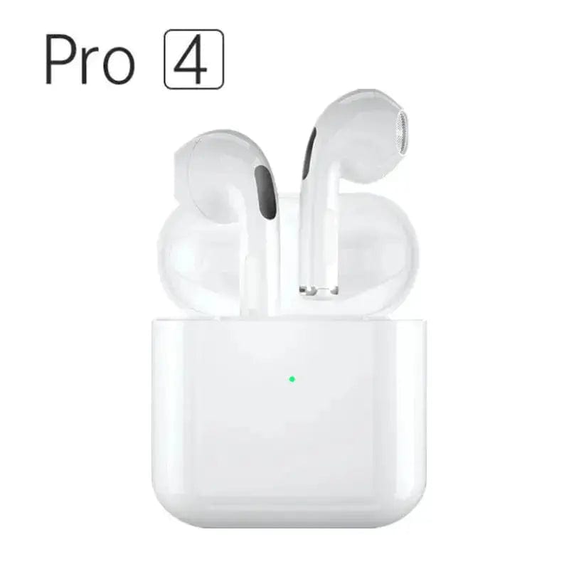 MortyRick Store Pro 4 Pro 4 TWS Wireless Headphones Earphone Bluetooth-compatible 5.3 Waterproof Headset with Mic for Xiaomi iPhone Pro4 Earbuds