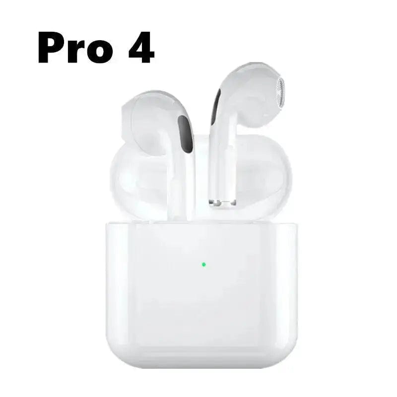 MortyRick Store Pro 4 Pro 4 TWS Wireless Headphones Earphone Bluetooth-compatible 5.3 Waterproof Headset with Mic for Xiaomi iPhone Pro4 Earbuds