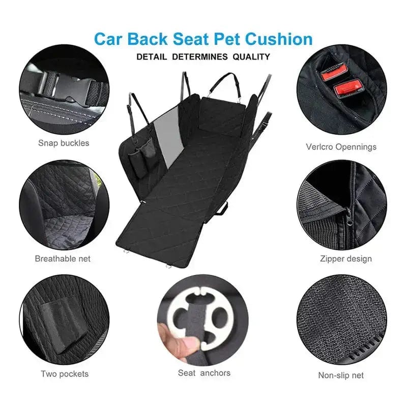 PETRAVEL Official Store 🐾 Keep Your Car Clean and Your Pets Comfortable with Our Double Zipper Car Pet Seat Pad! 🚗✨