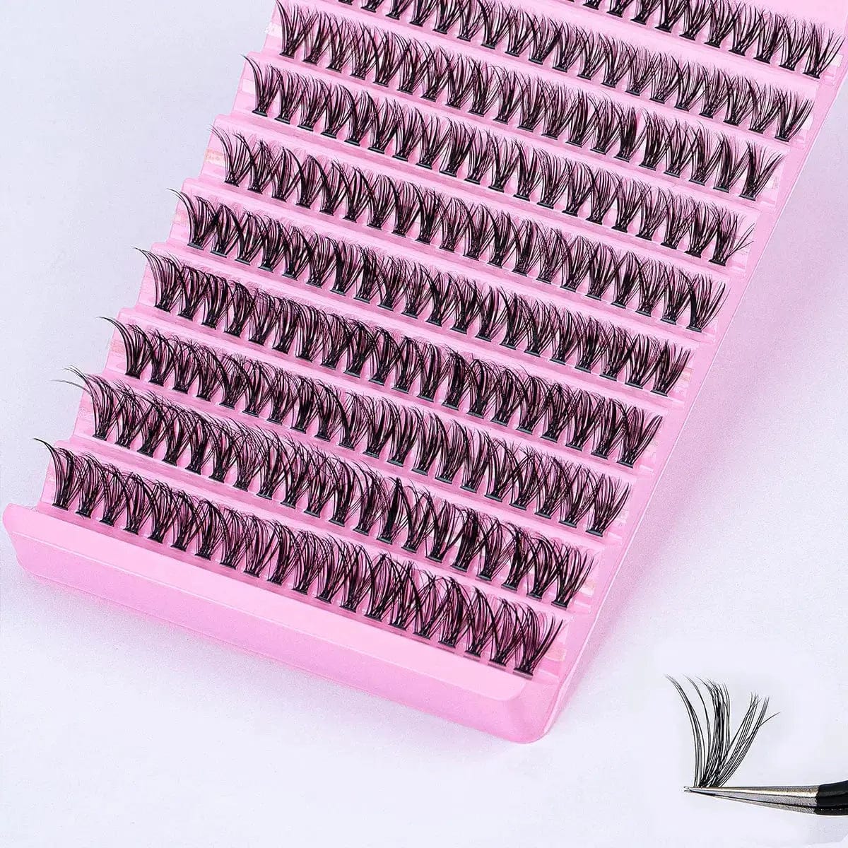 SEXYSHEEP Official Store DIY Eyelash Extension Kit, 8-16mm, Mix Lash Clusters with Lash Bond & Seal