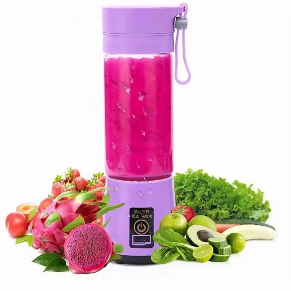 Shop1103938483 Store 380ml  Portable Electric Fruit Juicer Home USB Rechargeable Smoothie Maker Blenders Machine Sports Bottle JuicingCup