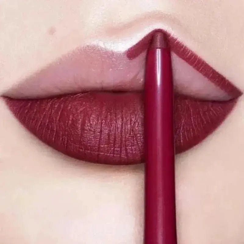 Sweety Beauty Store Waterproof Matte Lipliner Pencil - Sexy Red Contour Tint Lipstick