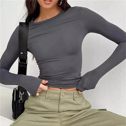 TUSHANGGE Fashion Store Women's Long Sleeve T Shirt Springs (many colors)